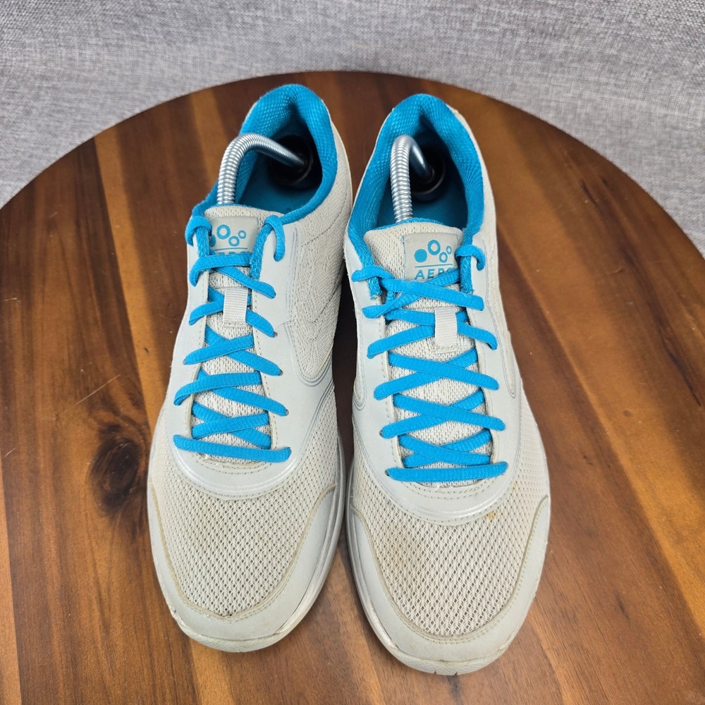 Aero Astra LT Grey Turquoise Blue Vibram Walking Shoes‎ Womens 11 Medium PO 3550 - Picture 4 of 14